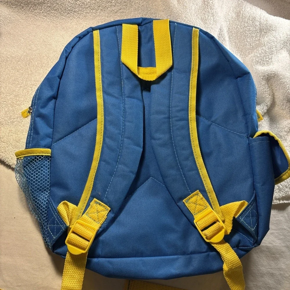 Thomas The Tank Engine Zippered School Back Pack Kid's Book Overnight To Gram's